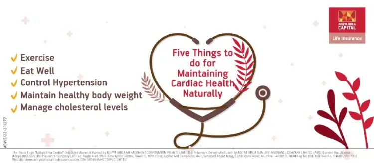 Five Things to do for Maintaining Cardiac Health Naturally