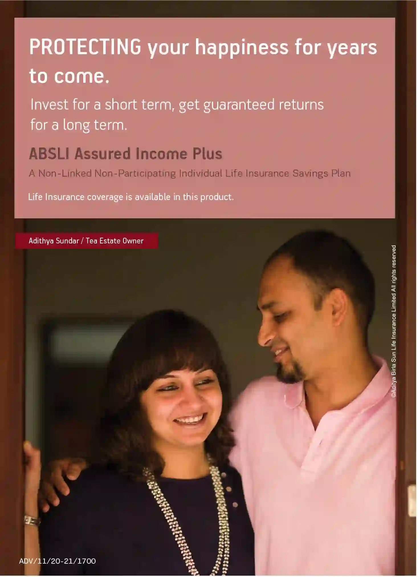 ABSLI Assured Income Plus Plan (Savings Plan)